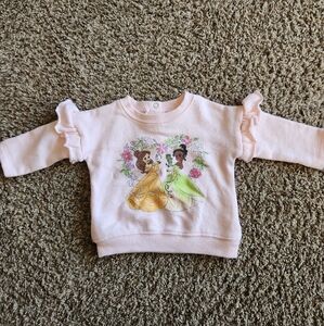 Disney Princess Pink Sweater, Size 0-3m